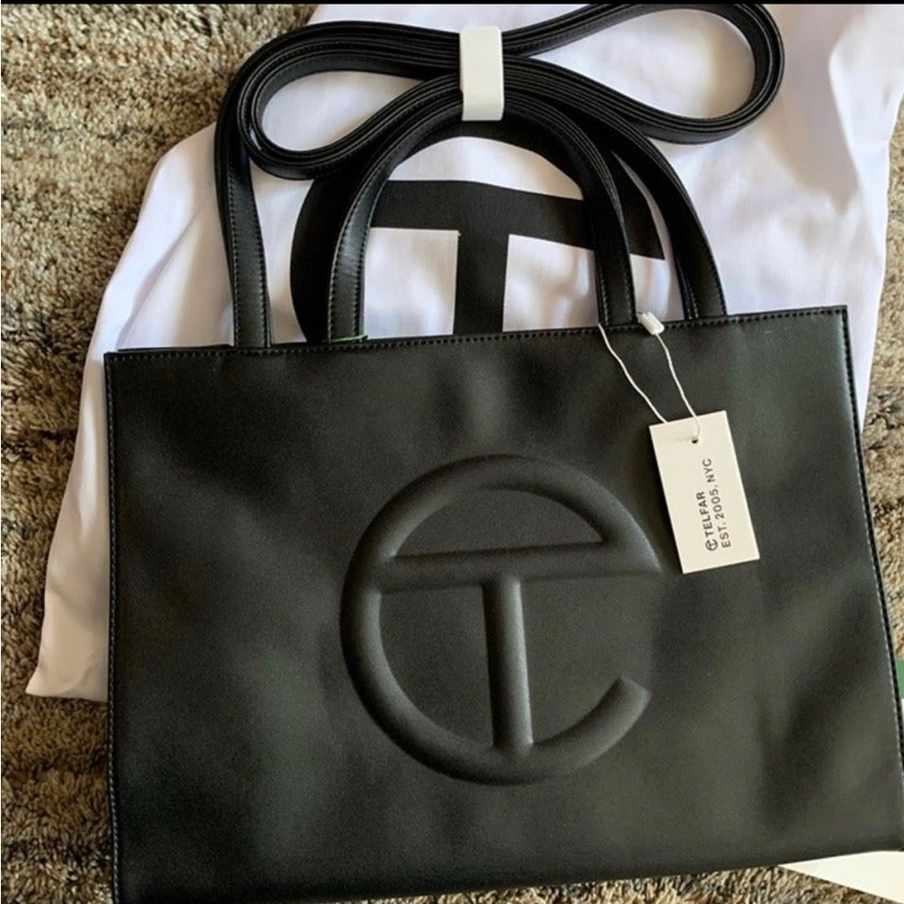 Telfar Medium Shopping Bag (Black)